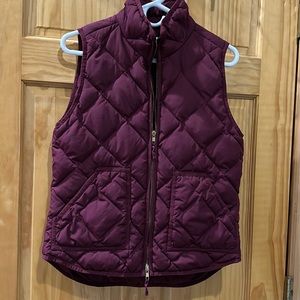 J. Crew Excersion Quilted vest- S- 10927